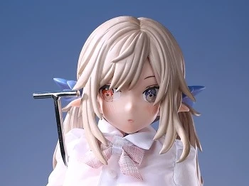 「服付き」Otaku Doll PVCヘッド+シリコンボディ 関節可動 ミニ フィギュアラブドール 純白精灵 50cm 2kg